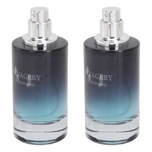 Yosoo Eau De Toilette Spray, 2PCS Men Perfumes Long Lasting Refreshing Romantic Relaxing Bergamo Fragrance Spray 50ml Perfume for Men, Cologne for Men Eau De Toilette Sprays
