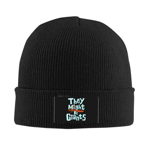 They Might Rock Band Be Giants Music Beanie Hats Men Women Cuffed Knit Hat Slouchy Thick Soft Warm Ski Caps Black