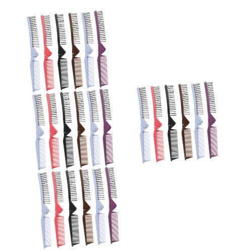 POPETPOP 20 Pcs Styling Smoothing Comb Barber Hair Comb Teasing Combs for Women Salon Styling Comb Bristle Teasing Comb Mens Comb Bridal Hair Comb Barber Tool Miss Modeling Hair up Asb