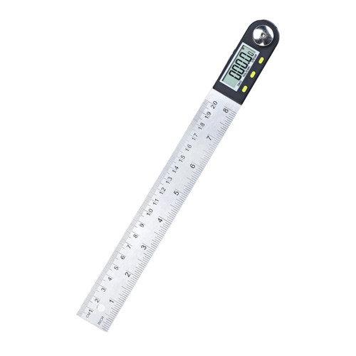 Digital Angle Finder Protractor Digital Protractor Stainless Steel Measuring Ruler LCD-Display For Woodworking Measure Goniometer Tool Angle Finder Ruler Stainless Steel Ruler LCD-Display For Durable
