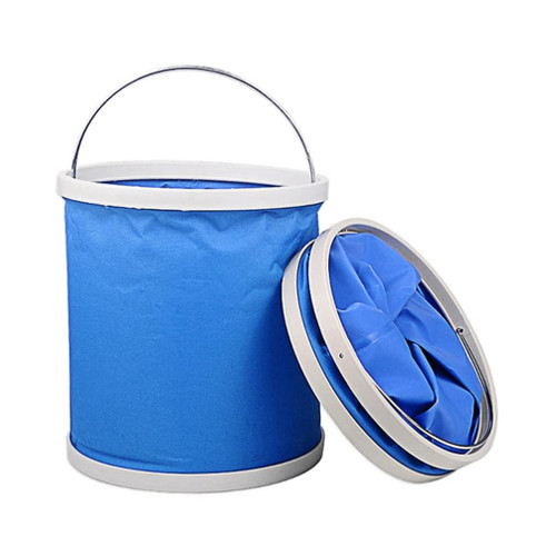 BESPORTBLE 2pcs Space Saving Bucket Cleaning Mop Bucket Fishing Water Container Collapsible Bucket with Handle Gardening Waterpot Cleaning Water Pail Collapsible Camping Car Bucket Basin Fold