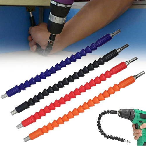 Superbit, Super Bit, Flexible Drill Bit Extension, Superbit Screwdriver Flexible, Super Bit Bendable,Super Bit Flexible, Superbit Bends and Twists 360 Degrees, Flexible Drill Bit Extension (Mix*4pcs)