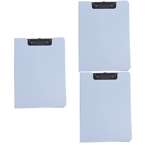 Ciieeo 3pcs Clipboard Clip Nurse Clipboard Clear Clipboard Clipboards Restaurant Clipboard Foldable Clipboard Nursing Student Essentials Clipboard Folio Metal Portable Plate Clamp A4