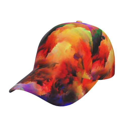 Rainbow Cloud Baseball Cap Adjustable Sun Hats Hip Hop Baseball Hat Trucker Hats Casual Outdoor Caps Men Women