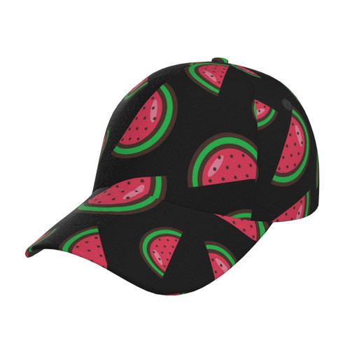 Red Watermelon Baseball Cap Adjustable Sun Hats Hip Hop Baseball Hat Trucker Hats Casual Outdoor Caps Men Women