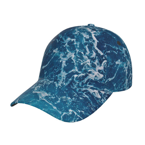 Ocean Baseball Cap Adjustable Sun Hats Hip Hop Baseball Hat Trucker Hats Casual Outdoor Caps Men Women Black
