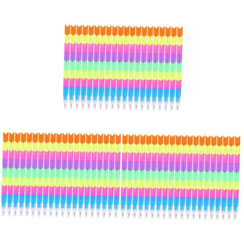Operitacx 75 Pcs Colored Pencils Goody Bag Marker Funny Novelty Pens Bear Shaped Stacking Pencil Office Pens Colorful Pencil Party Favors Crayon Party Favor To Stack Abs Child Prize