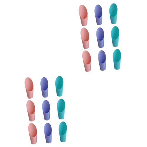 Yardwe 18 Pcs Succulent Cup Shovel Bucket Bonsai Soil Scoop Gardening Tool Supplies Plant Soil Scoop Miniature Garden Tools Succulent Plants Scoop Child Plastic Potting Pot Shovel