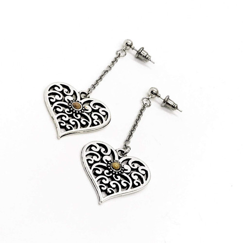 Mustard Seed Dangle Heart Earrings, Mustard Seed Jewelry, Matthew 17 20, Mustard Seed Faith Jewelry, Scripture Gifts, Faith Gift Mustard Seed Dangle Heart Earrings, Mustard Seed Jewelry, Matthew 17 20, Mustard Seed Faith Jewelry, Scripture Gifts, Faith Gift