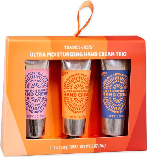 Trader Joes Ultra Moisturizing Hand Cream Trio (Cherry Blossom Almond, Orchid Olive Oil and Lavender Bergamot)