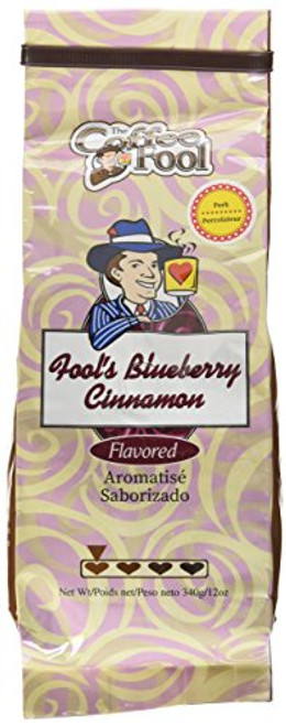 The Coffee Fool Perk Coffee, Fool's Blueberry Cinnamon, 12 Ounce The Coffee Fool Perk Coffee, Fool's Blueberry Cinnamon, 12 Ounce