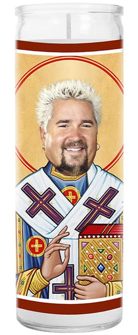 Guy Celebrity Prayer Candle - Funny Saint Candle - 8 inch Glass Prayer Votive - 100% Handmade in USA - Novelty Celebrity Gift Guy Celebrity Prayer Candle - Funny Saint Candle - 8 inch Glass Prayer Votive - 100% Handmade in USA - Novelty Celebrity Gift