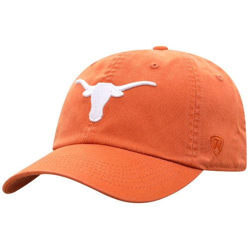 Top of the World NCAA Mens College Town Crew Adjustable Cotton Crew Hat Cap-Texas