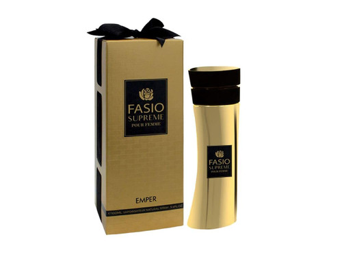 Emper Fasio Supreme Pour femmee eau de parfum vaporisateur natural spray 100 Ml/ 3.4 Fl. Oz.