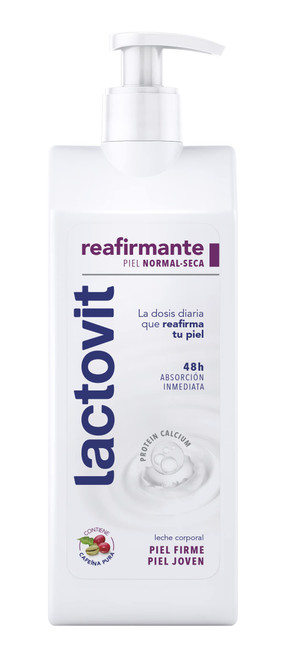 Lactovit Firming Body Milk with Protein Calcium and Pure Caffeine, for Normal Skin - 400 ml