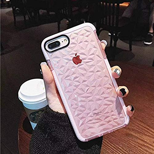 Keklle Crystal Clear Case, Ultra Hybrid Case with Air Cushion Technology, Geometric Clear TPU Drop Protection Cases Cover Compatible for iPhone Case (iPhone 6/6s)