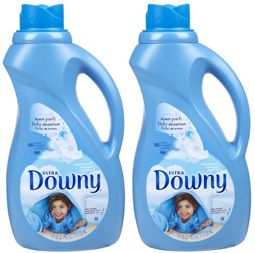 Ultra Downy 39300 27 Oz Downy Ultra Fabric Softener Liquid Clean Breeze Scent 2 pack