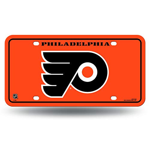 Rico Industries NHL Philadelphia Flyers Metal License Plate Tag