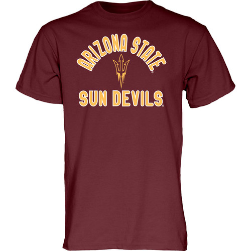 Blue 84 Men's Arizona State Sun Devils T Shirt Line Up Team Color, Arizona State Sun Devils Maroon, Large Blue 84 Men's Arizona State Sun Devils T Shirt Line Up Team Color, Arizona State Sun Devils Maroon, Large