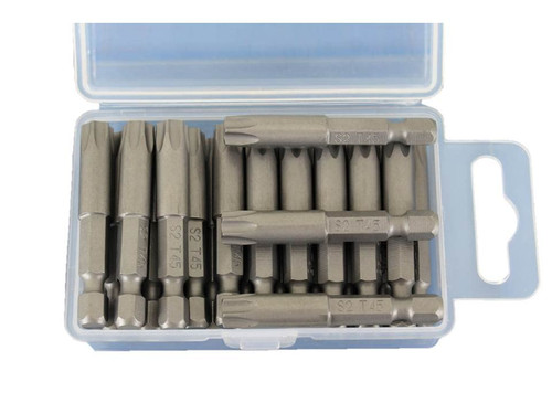 TMAX 25 pc T45 Torx Star 6 point T-45 2 Inch Screwdriver Insert Bits