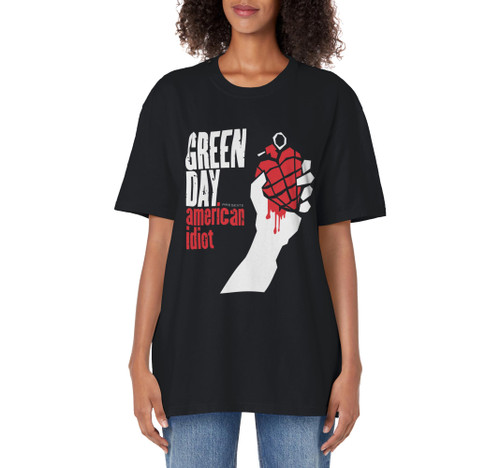 Green Day American Idiot Adult Oversized Vintage T-Shirt