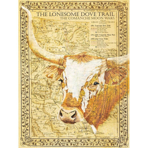 ArtDirect Lonesome Dove Trail 15x20 Large Unframed Art Print Poster Ready for Framing by Fifer, Diane