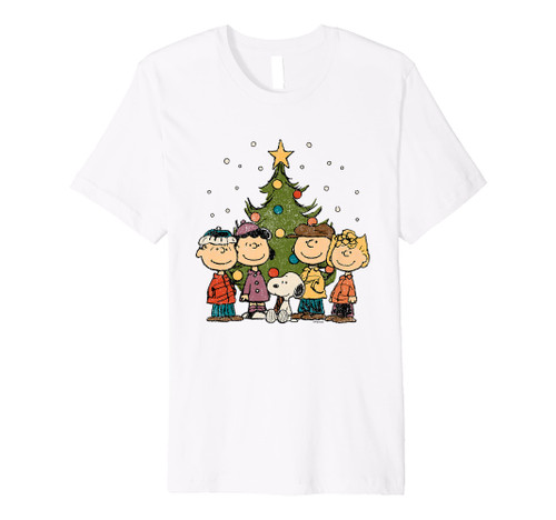 Peanuts - Peanuts Christmas Group Premium T-Shirt
