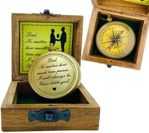 MADSNIIB Engraved Compass with Wooden Box, Compass for Hiking and Touring, Vintage Handmade Compass for Dad, Antique Brass Compass for Hiking, Touring, Boating, Camping MADSNIIB Engraved Compass with Wooden Box, Compass for Hiking and Touring, Vintage Handmade Compass for Dad, Antique Brass Compass for Hiking, Touring, Boating, Camping