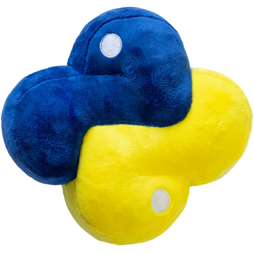 HandyCute Python Plush Pillow, Gift Idea for Coders, Computer Programmers, Software Engineers, Code Lovers Gift