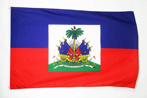AZ FLAG Haiti Flag 3' x 5' - Haitian Flags 90 x 150 cm - Banner 3x5 ft Light Polyester