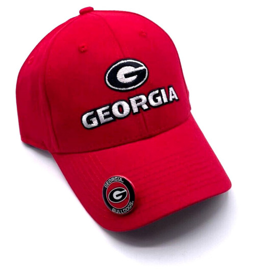 Officially Licensed University Georgia Hat Classic MVP Solid Adjustable Bulldogs Team Logo Embroidered Cap (Cotton, Red) Officially Licensed University Georgia Hat Classic MVP Solid Adjustable Bulldogs Team Logo Embroidered Cap (Cotton, Red)