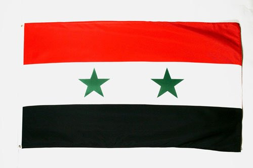 AZ FLAG Syria Flag 3' x 5' - Syrian Flags 90 x 150 cm - Banner 3x5 ft Light Polyester