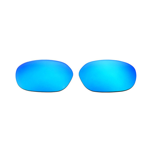 Walleva Ice Blue Coated Polarized Replacement Lenses for Ray-Ban RB2016 Daddy-O 59mm Sunglasses