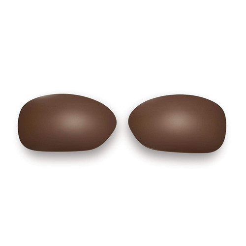 Walleva Replacement Lenses for Oakley Pulse Sunglasses - Multiple Options Available (Brown - Polarized)