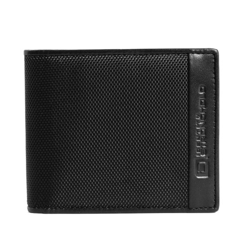 IDENTITY STRONGHOLD Slim Bifold Wallet for Men - RFID Blocking Wallet - 7 Slots Nylon and Leather