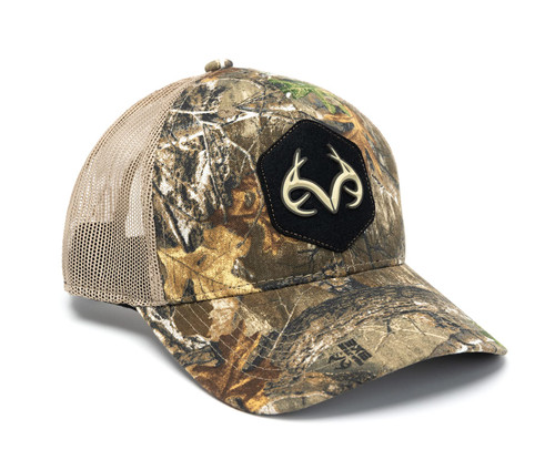 Realtree Camo Trucker Mesh Back Hats for Hunting, Fishing and Outdoors (Edge Patch)