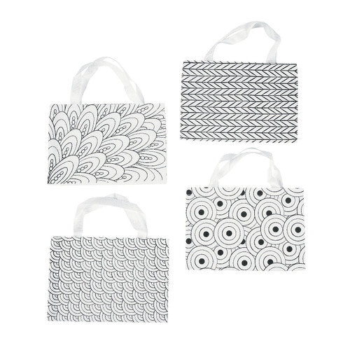 Fun Express Cyo Canvas Doodle Tote Bag - 12 Pieces - Educational And Learning Activities For Kids Fun Express Cyo Canvas Doodle Tote Bag - 12 Pieces - Educational And Learning Activities For Kids