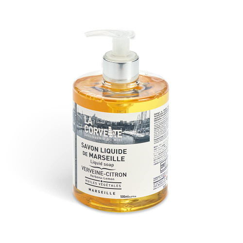 La Corvette Liquid Marseille Soap VERBENA-LEMON 500 ml La Corvette Liquid Marseille Soap VERBENA-LEMON 500 ml