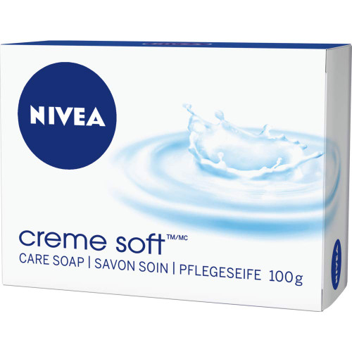 NIVEA Creme Soft Cream Soap Pack of 6 x 100 g