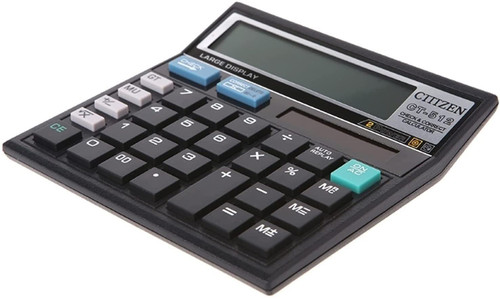 HXR Calculators Desktop Calculator Practical Calculator 12-Digit Calculator Office Durable Calculator Office Supplies Sensitive Button Calculators (Color : A)