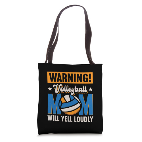 Volleyball Mom Tote Bag