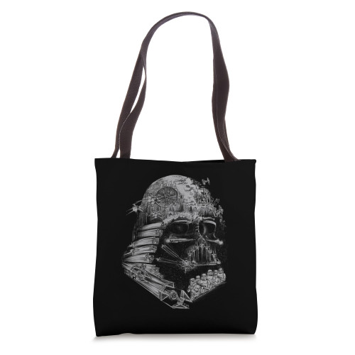 Star Wars Darth Vader Death Star Mashup Tote Bag Star Wars Darth Vader Death Star Mashup Tote Bag