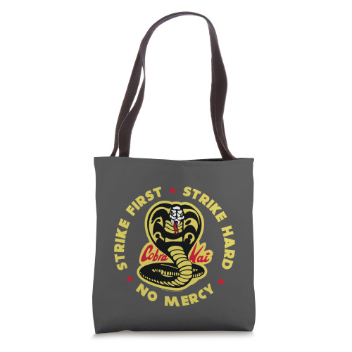 Cobra Kai Strike First Cobra Logo Tote Bag