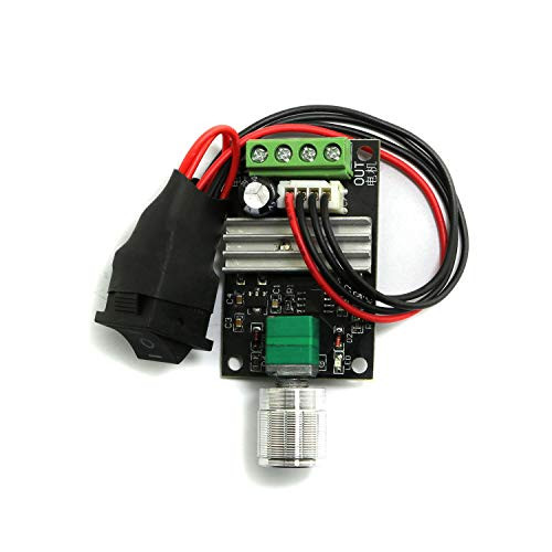 Magic&shell 1PC 6V 12V 24V 28V 3A DC Motor Speed Controller Speed Adjustable Reversible Switch PWM Speed Adjustable Reversible Driver Switch 1203BB