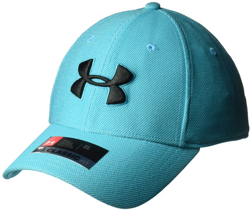 Under Armour Men's Heathered Blitzing 3.0 Cap , Deceit (439)/Black , Medium/Large