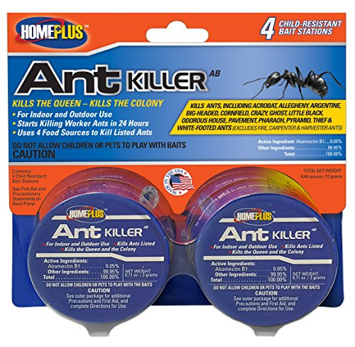 PIC 4PK AB Homeplus Ant Killer Metal Bait Stations, 4 Count, Multicolor PIC 4PK AB Homeplus Ant Killer Metal Bait Stations, 4 Count, Multicolor