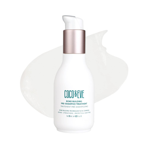 Coco & Eve Bond Building Pre-Shampoo Treatment | Helps with Dry Damaged Hair Breakage Repair | Deep Conditioning Mask for Repairing Hair Damage & Hair Bonds (4.23 fl oz) Coco & Eve Bond Building Pre-Shampoo Treatment | Helps with Dry Damaged Hair Breakage Repair | Deep Conditioning Mask for Repairing Hair Damage & Hair Bonds (4.23 fl oz)