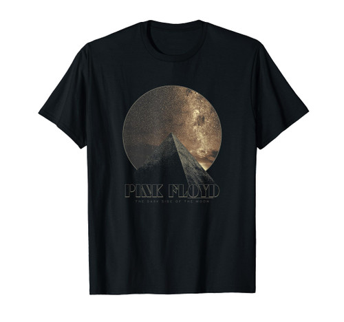 Pink Floyd The Dark Side of the Moon Pyramid Circle T-Shirt