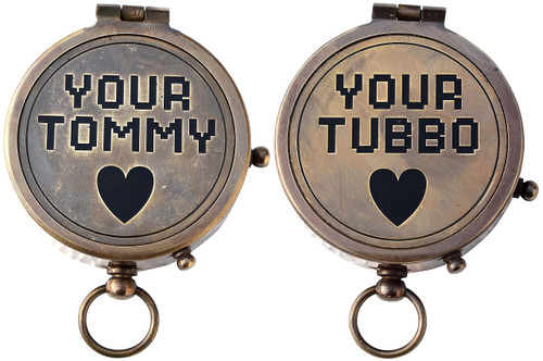 FYNJREX Your Tommy and Your Tubbo Compass 2 Brass Engraved Compasses Your Tubbo Compass Camping Compass,TommyInnit, Boating Compass, Gift Compass, Graduation Day Gifts,Couple FYNJREX Your Tommy and Your Tubbo Compass 2 Brass Engraved Compasses Your Tubbo Compass Camping Compass,TommyInnit, Boating Compass, Gift Compass, Graduation Day Gifts,Couple