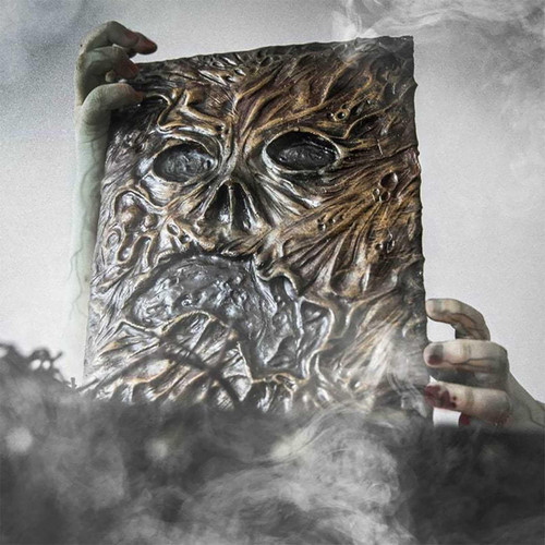 BIGJJIN Necronomicon Evil Dead Book of The Dead Spellbook Leather Hardcover Necronomicon Journal Spells Decoration Lovecraft Horror Movie Prop Decor Notebook